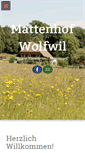 Mobile Screenshot of mattenhof-wolfwil.ch